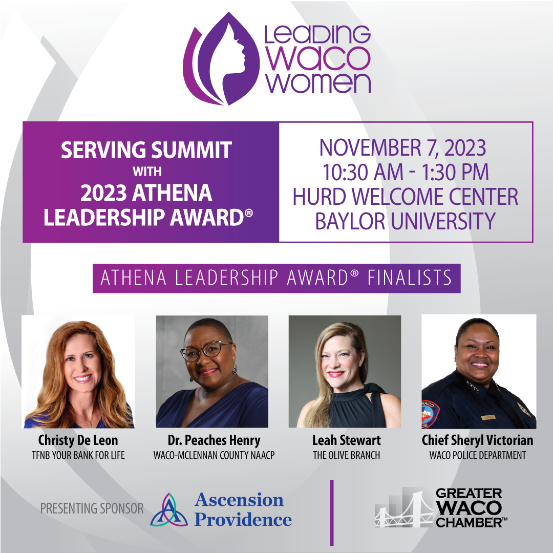 2023 ATHENA Leadership Award Finalists Greater Waco Chamber of Commerce